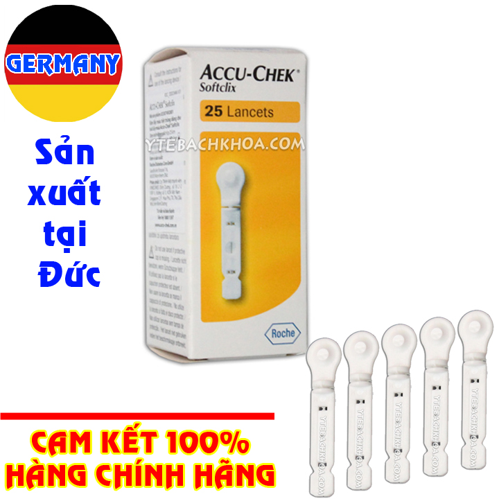 Kim lấy máu Accuchek Softclix
