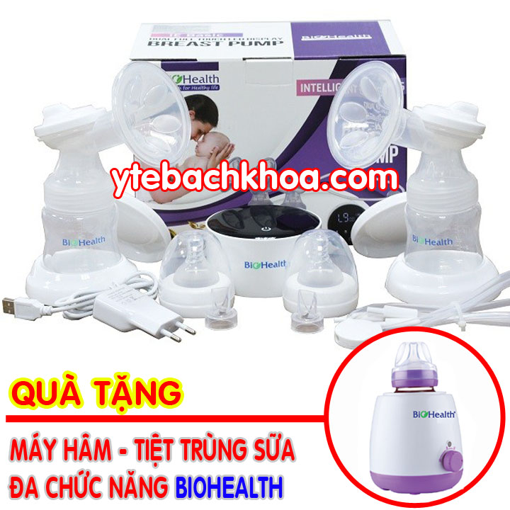 MÁY HÚT SỮA ĐIỆN 02 BÌNH BIOHEALTH IE BASIC